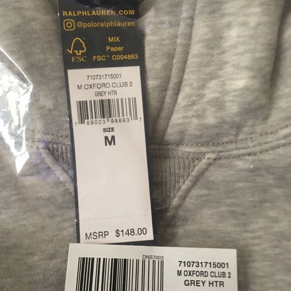 Men’s Polo pullover hoodie